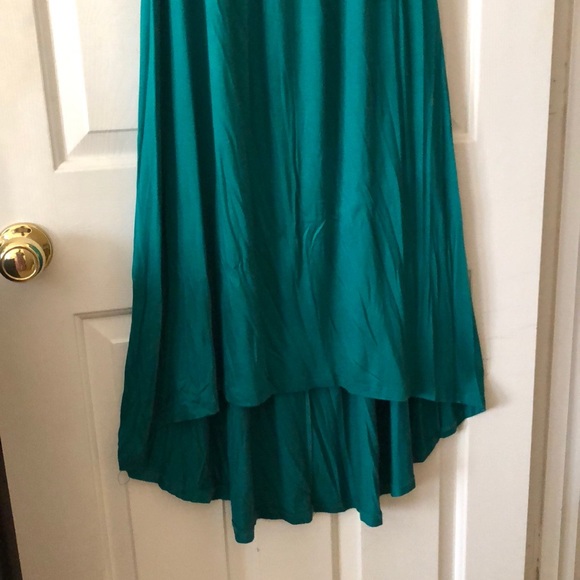 Soprano high low dress turquoise. - Picture 2 of 4